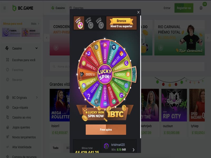 Como verificar sua conta de jogo BC